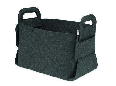 Logotrade business gift image of: Foldable RPET felt basket