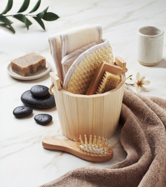 Logotrade promotional gifts photo of: Bath gift set in wooden bucket