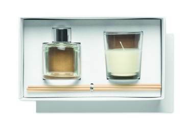 Logo trade promotional products picture of: Vanilla diffuser & candle set
