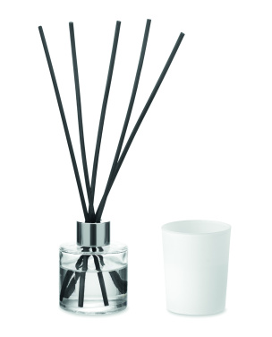 Logo trade business gift photo of: Vanilla diffuser & candle set
