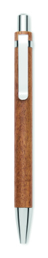Logo trade advertising product photo of: Acacia wood ball pen