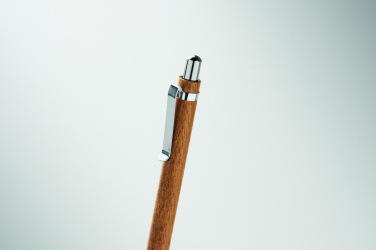 Logo trade corporate gift photo of: Acacia wood ball pen
