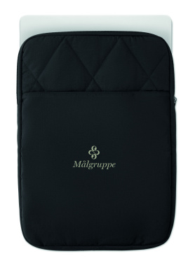 Logo trade promotional gift photo of: Nylon laptop pouch 15"