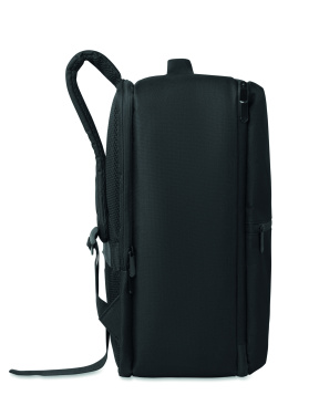 Logotrade promotional item image of: RPET backpack w/vacuum bag 18L