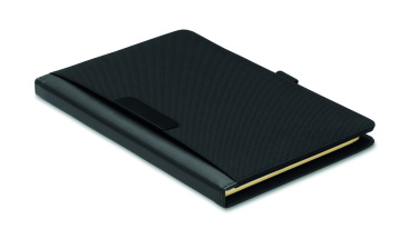 Logo trade promotional item photo of: A5 portfolio with notepad
