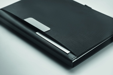 Logo trade promotional gift photo of: A5 portfolio with notepad