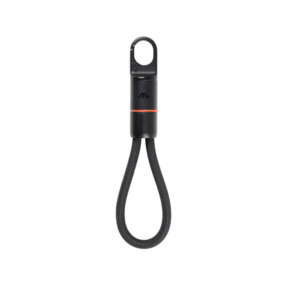 Logo trade advertising products image of: Nordic Drift Everest USB-C 60W fast charging carabiner cable