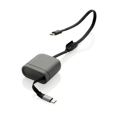 Logotrade business gifts photo of: Spira RCS recycled retractable 100W fast charging cable