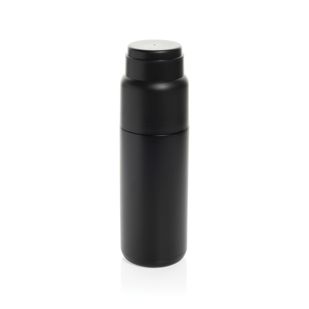 Logo trade advertising products picture of: Thermocup RCS recycled vacuum flask with cup 500ml