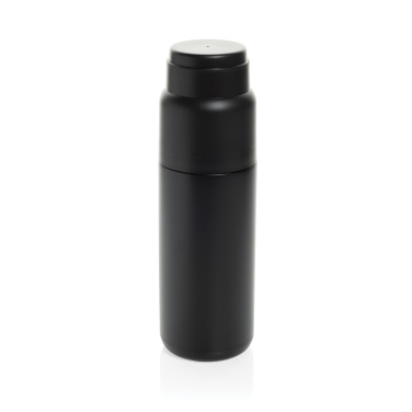 Logo trade promotional merchandise image of: Thermocup RCS recycled vacuum flask with cup 500ml