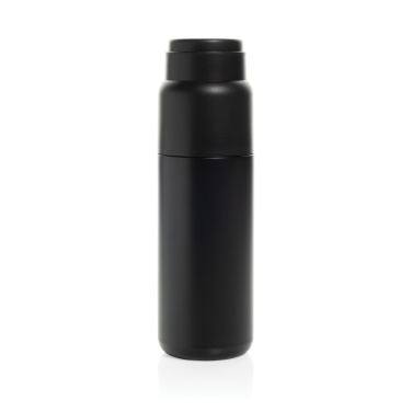 Logo trade promotional merchandise photo of: Thermocup RCS recycled vacuum flask with cup 500ml