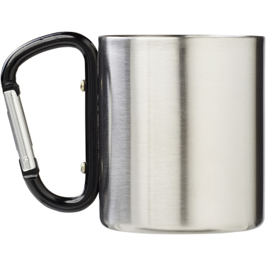 Logo trade promotional gift photo of: Alps 200 ml insulated mug with carabiner