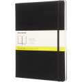 Classic XL hard cover notebook - plain, Black