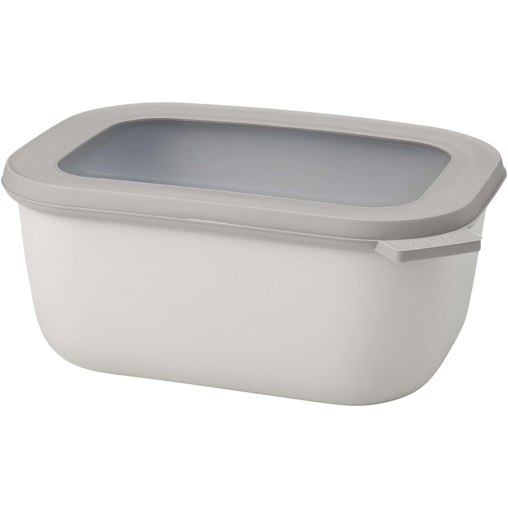 Logo trade business gifts image of: Mepal Cirqula 1500 ml rectangular multi bowl