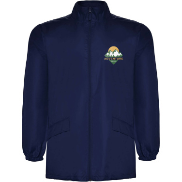 Logo trade corporate gift photo of: Escocia unisex lightweight rain jacket