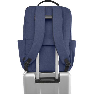 Logo trade promotional product photo of: Libra 15” GRS recycled laptop backpack 15L