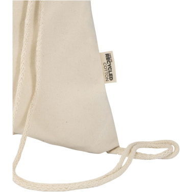 Logotrade promotional gift image of: Oregon Blend 140 g/m² GRS recycled drawstring bag 5L