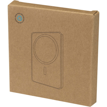 Logotrade promotional product image of: Avis 5000 mAh RCS recycled aluminium magnetic power bank 