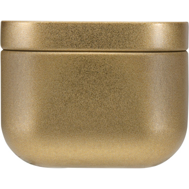 Logotrade promotional merchandise image of: Tindra square tin candle with vanilla aroma
