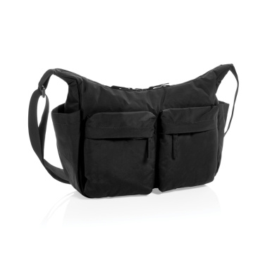 Logotrade corporate gift picture of: KENTO URBAN RCS recycled nylon padded crossover bag