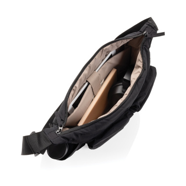 Logo trade corporate gifts picture of: KENTO URBAN RCS recycled nylon padded crossover bag