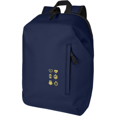 Logo trade promotional gifts image of: Resi Plus 15" GRS recycled anti-theft backpack 18L