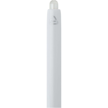 Logo trade promotional giveaways image of: Glen RCS recycled bi-injected ballpoint pen (blue ink)