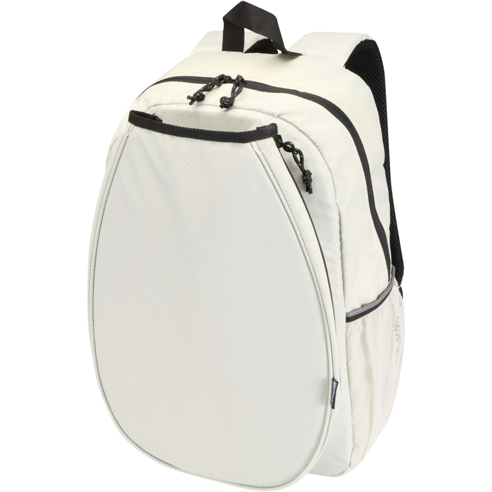 Logo trade corporate gifts image of: Varyon 15” GRS recycled padel backpack 18L