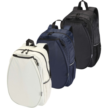 Logo trade promotional gifts image of: Varyon 15” GRS recycled padel backpack 18L