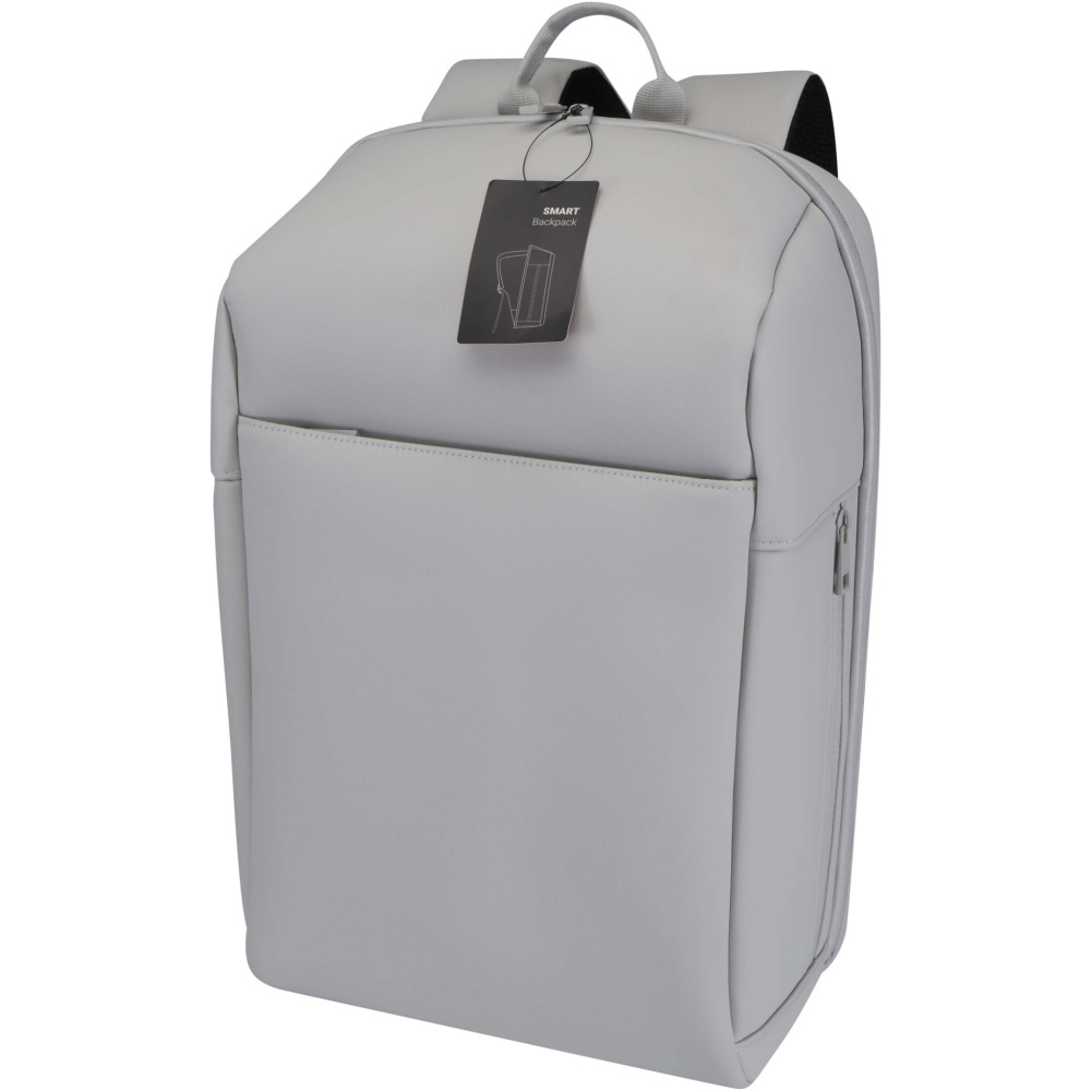 Logotrade business gift image of: SMART 15" GRS recycled laptop backpack 18L