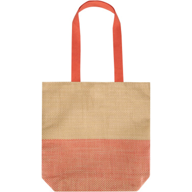 Logo trade promotional giveaway photo of: Rhythm straw paper tote bag 10L