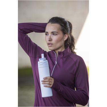 Logotrade promotional giveaway picture of: Theron 800 ml RCS recycled single wall stainless steel water bottle with dual function lid 