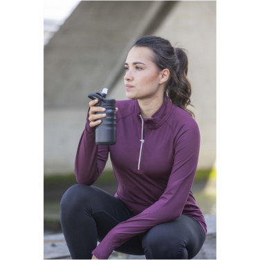Logotrade promotional gift image of: Knox 350 ml RCS recycled double wall stainless steel sport bottle with flip straw