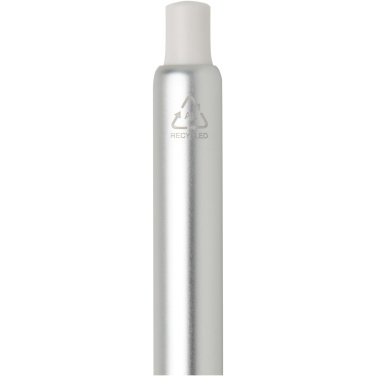 Logotrade promotional product picture of: Soffit recycled aluminium click anodized ballpoint pen (blue ink)