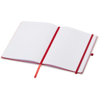 Logotrade business gift image of: Spectrum A5 hard cover notebook with coloured edge
