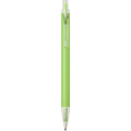 Spectrum recycled aluminium ballpoint pen (blue ink), Lime green