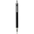 Spectrum recycled aluminium ballpoint pen (blue ink), Black