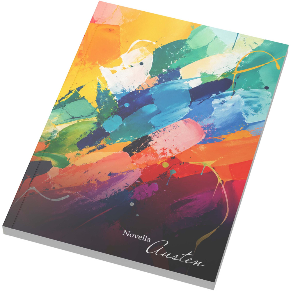 Logotrade promotional giveaways photo of: Novella Austen A5 soft cover notebook - 100 lined sheets
