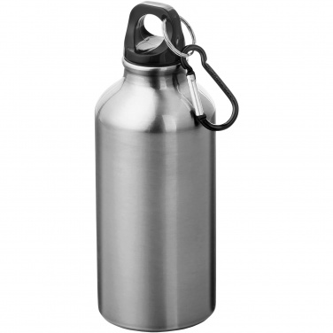 Logotrade meened pilt: Oregon 400 ml alumiiniumist veepudel karabiiniga