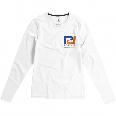 Logotrade reklaamtoote foto: Ponoka pikkade varrukatega naiste orgaaniline T-särk