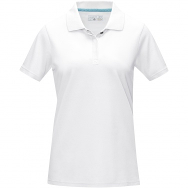 Logotrade ärikingituse foto: Grafiit lühikeste varrukatega naiste orgaaniline polo
