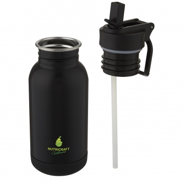 Logotrade reklaamtoote foto: Lina 400 ml roostevabast terasest spordipudel kõrre ja aasaga
