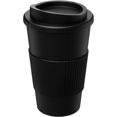 Logo trade meene pilt: Americano® 350 ml silikoonist võruga termoskruus