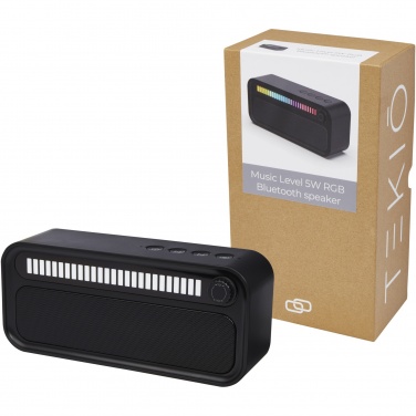Logotrade reklaamkingid pilt: Music Level 5W RGB meeleoluvalgusti Bluetooth® kõlar
