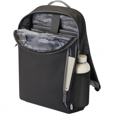Logotrade ärikingi foto: Aqua 15" GRS taaskasutatud veekindel sülearvuti seljakott 21L