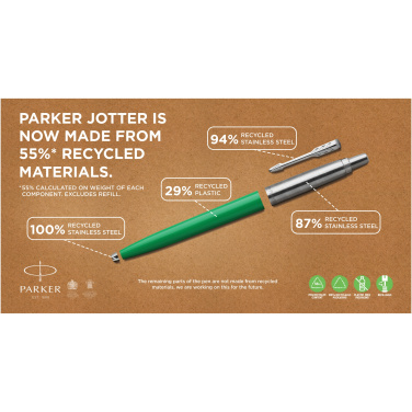 Logo trade ärikingi pilt: Parker Jotter taaskasutatud materialist pastapliiats