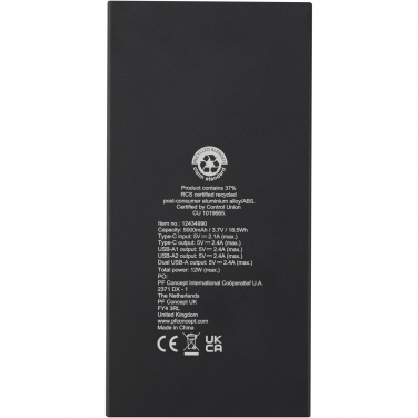 Logotrade firmakingi foto: Ühendage 5000 mAh taaskasutatud alumiiniumist akupank 