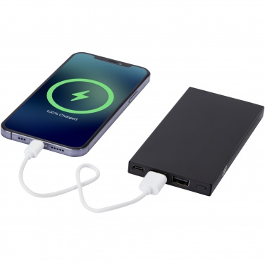 Logo trade reklaamkingitused foto: Ühendage 5000 mAh taaskasutatud alumiiniumist akupank 