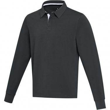 Logo trade reklaamkingituse pilt: Clyde unisex orgaaniline ragbi polo dressipluus
