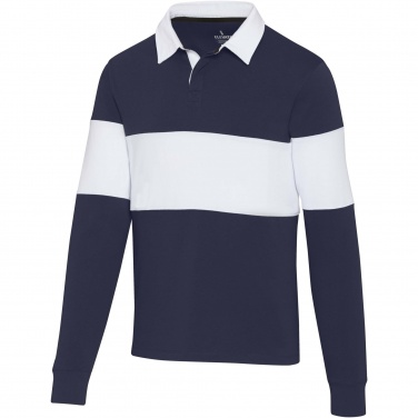 Logotrade ärikingi foto: Clyde unisex orgaaniline ragbi polo dressipluus